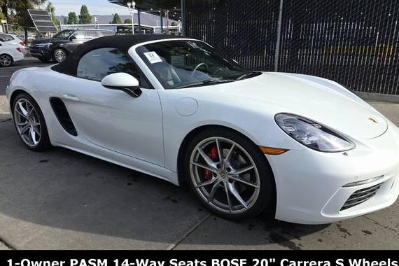 PORSCHE 718 BOXSTER 2018 WP0CB2A88JS228793 image PORSCHE 718 BOXSTER 2018 WP0CB2A88JS228793 image
